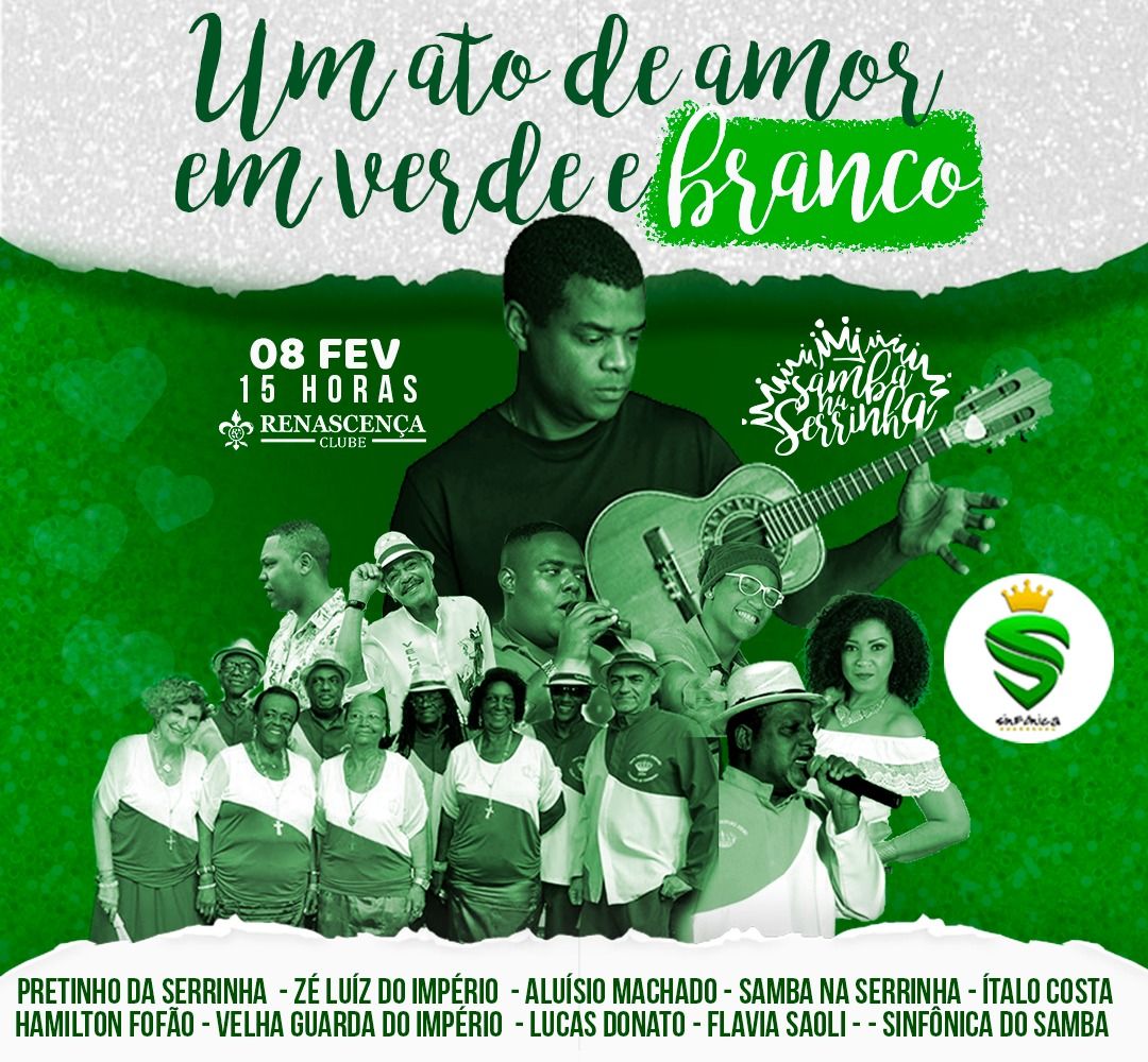 Um ato de amor em verde e branco