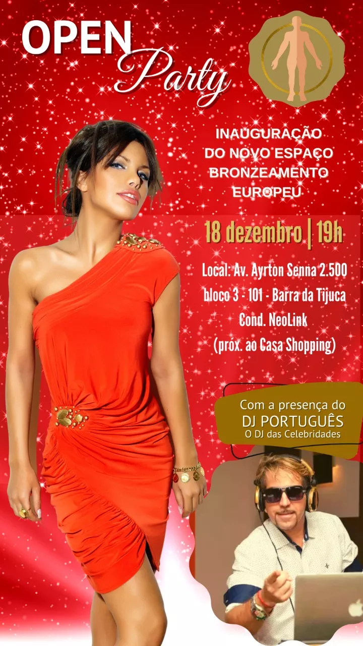 OPEN PARTY - 18 DE DEZEMBRO ÀS 19H