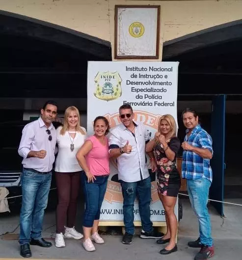 Confraternização no INIDE PFF no Centro do Rio de Janeiro.