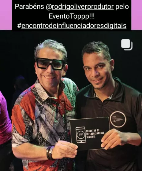 Parabéns Produtor Rodrigo Oliver