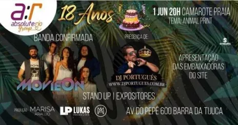 18 Anos do Site ABSOLUTE RIO