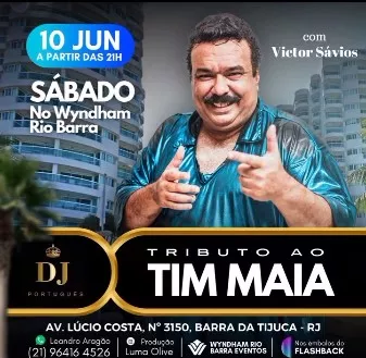 Tributo ao Tim Maia com ele Victor Sávios 